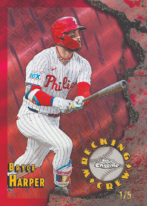 Bryce Harper Red Logofractor Card – 2026 Topps Chrome Logofractor Edition Baseball 5 Box Break #5 Teams