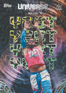Jey Uso Echoes Card – 2026 Topps Universe WWE Hobby Box 6 Box Half Case Break #1 Drafted Letters