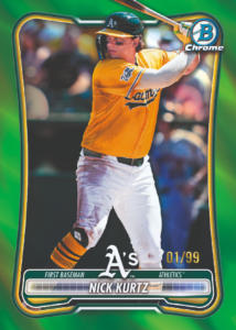 Nick Kurtz Card – 2026 Bowman Chrome Hobby Dual Case (24 Box) Break #4 Players