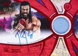 Roman Reigns Autograph Card – 2026 Topps Universe WWE Hobby Box 6 Box Half Case Break #1 Drafted Letters