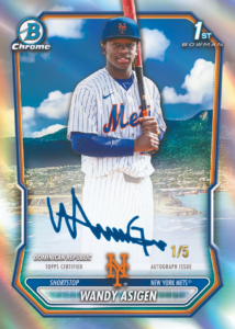 Wandy Asigen Autograph Card – 2026 Bowman Chrome Hobby Dual Case (24 Box) Break #4 Players