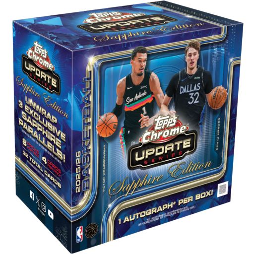 2025-26 Topps Chrome Update Basketball Sapphire Edition