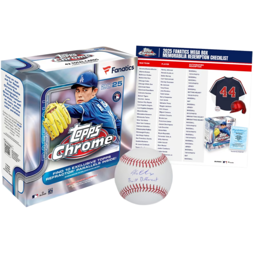 2025 Topps Chrome Baseball Fanatics Mega Box