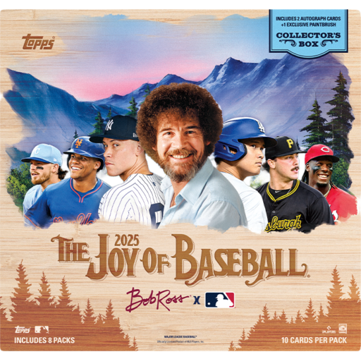 2025 Topps x Bob Ross: The Joy of Baseball Collectors Box