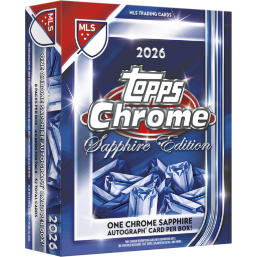 2026 Topps Chrome MLS Soccer Sapphire Edition