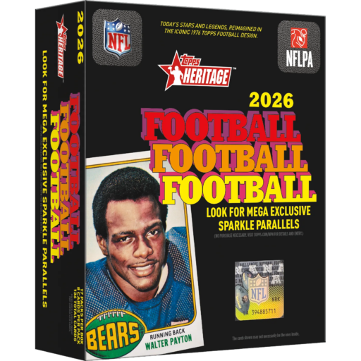 2026 Topps Heritage Football Mega Box