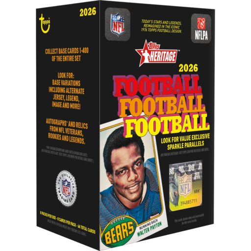 2026 Topps Heritage Football Value Box