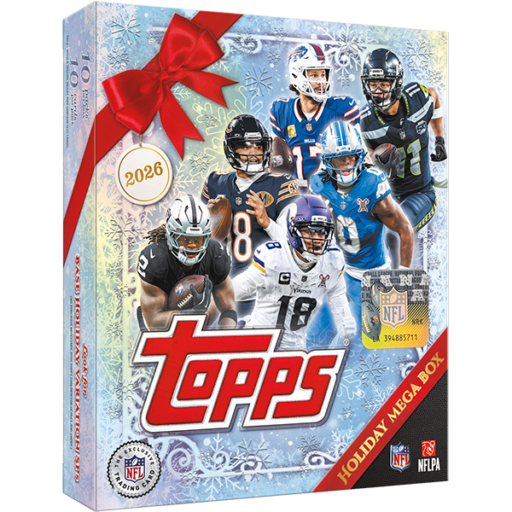 2026 Topps Holiday Football Mega Box Card – 2026 Topps Holiday Football Mega Box