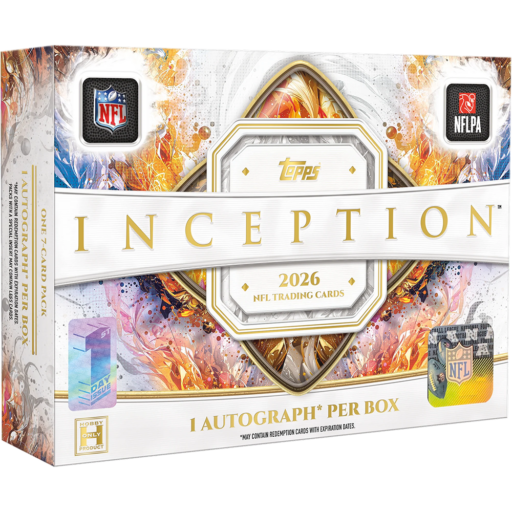 2026 Topps Inception Football First Day Issue (FDI) Box