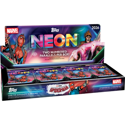 2026 Topps Neon Marvel Hobby Box Card – 2026 Topps Neon Marvel Hobby Box