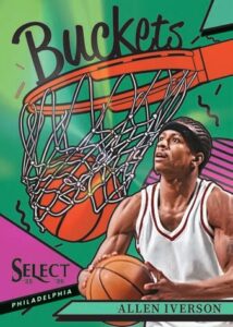 Allen Iverson Select Buckets Green - 2025-26 Panini Select Basketball