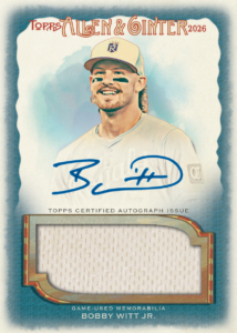 Bobby Witt Jr. Autograph Relic Cards Card – 2026 Topps Bowman Omni Beef 6 Box Baseball Mixer #1 Random Teams