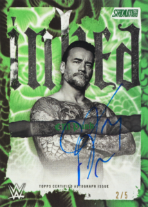 CM Punk Inked Autographs Card – 2026 Topps Stadium Club WWE Hobby Box 12 Box Case Break #1 Wrestlers