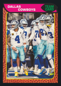 Dallas Cowboys Black Border Card – 2026 Topps Heritage Football Hobby Box 12 Box Case Break #1 Teams