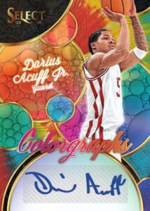 Darius Acuff Jr. Colorgraphs Tie-Dye - 2025-26 Panini Select Basketball