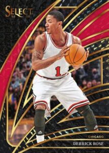 Derrick Rose Courtside Black Finite Prizms  - 2025-26 Panini Select Basketball