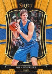 Dirk Nowitzki Premier Gold Glitter Prizms - 2025-26 Panini Select Basketball