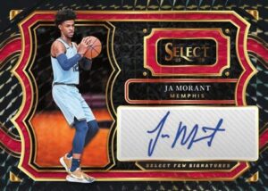 Ja Morant Select Few Signatures Black Finite - 2025-26 Panini Select Basketball
