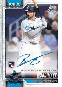 Joe Mack Autograph Card – 2026 Topps Update Baseball Jumbo Dual Box Break #1 Teams