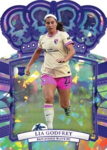 Lia Godfrey Base Crystal Purple - 2026 Panini Crown Royale NWSL Soccer