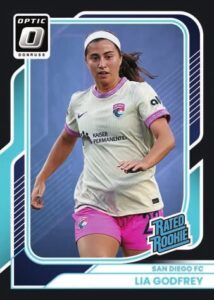 Lia Godfrey Rated Rookies Optic Black - 2026 Panini Donruss Optic NWSL Soccer