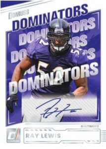 Ray Lewis Dominators Autographs - 2026 Panini Donruss Football