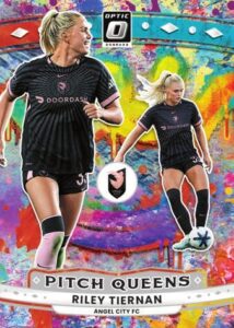 Riley Tiernan Pitch Queens Optic Tie-Dye - 2026 Panini Donruss Optic NWSL Soccer