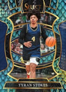 Tyran Stokes Concourse Dragon Scale Prizms - 2025-26 Panini Select Basketball