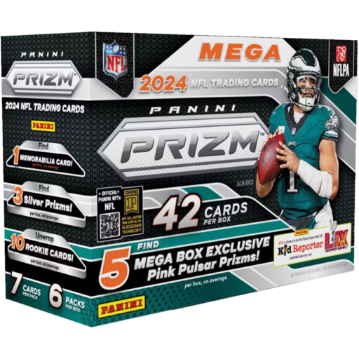 2024 Panini Prizm Football Pink Pulsar Mega Box