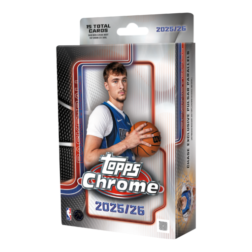 2025 26 Topps Chrome Basketball Hanger Box Card –