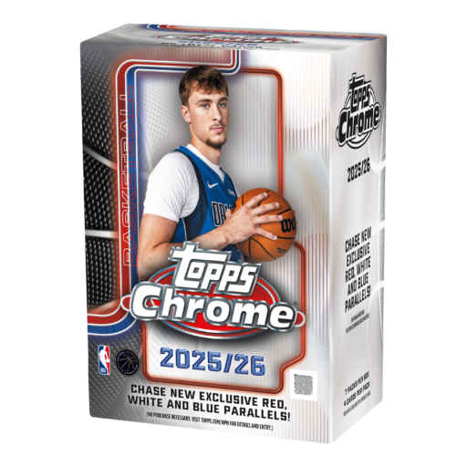 2025 26 Topps Chrome Basketball Value Box Card –