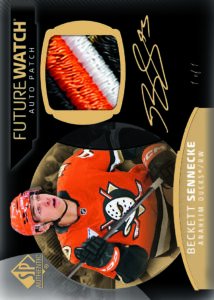 Beckett Sennecke Future Watch Auto Patch Mystery Black Card –
