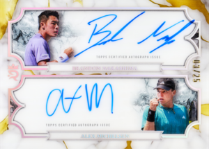 Brandon Nakashima & Alex Michelsen Dual Autograph Card –