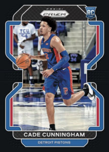 Cade Cunningham Base Prizms Black Card –