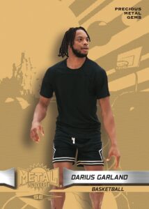 Darius Garland Precious Metal Gems Gold Card –
