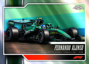 Fernando Alonso F1 Cars Card –