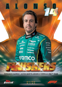 Fernando Alonso — Finishers 01/25