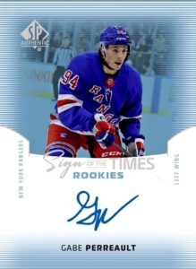 Gabe Perreault Sign of the Times Rookies Card –
