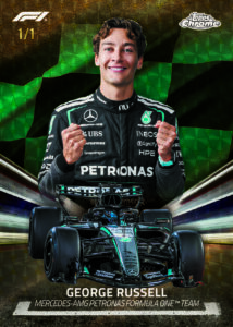 George Russell The Grid Superfractor Card –