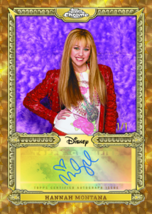 Hannah Montana Superfractor Autograph Card – 2026 Topps Mint Disney NYCC Box