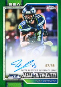 Jaxon Smith Njigba Green Autograph Card –
