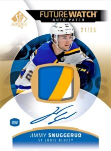 Jimmy Snuggerud Future Watch Auto Patch Vertical Card –