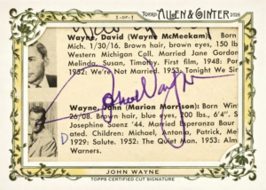 John Wayne Cut Autograph Card – 2026 Topps Bowman Omni Beef 6 Box Baseball Mixer #1 Random Teams