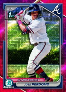 Jose Perdomo 1st Bowman Mojo Refractor Card –