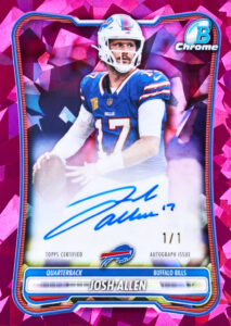 Josh Allen Autograph Card –