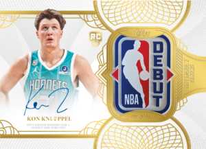 Kon Knueppel Rookie Debut Patch Autograph Card –