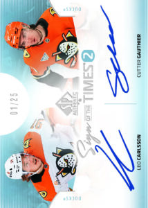 Leo Carlsson and Cutter Gauthier Sign of the Times 2 Card –