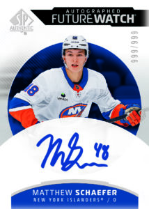 Matthew Schaefer Future Watch Autograph Card –