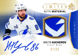 Nikita Kucherov Limited Auto Material Card –
