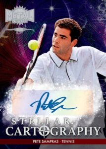 Pete Sampras Stellar Cartography Autograph Card –